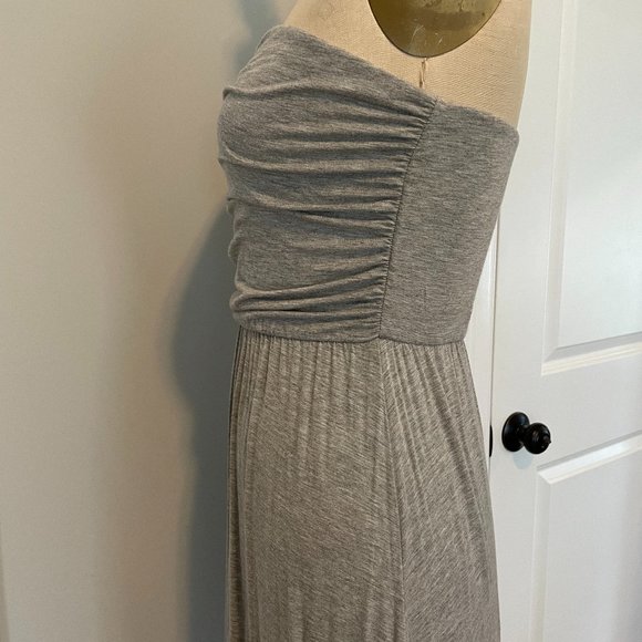 West Kei Strapless Maxi Dress Size xs/s - Gray - Picture 4 of 7